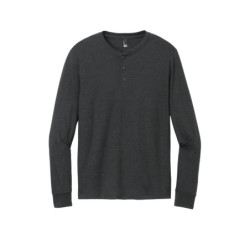 District Perfect Tri Long Sleeve Henley DT145