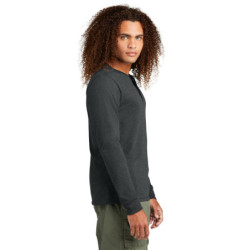 District Perfect Tri Long Sleeve Henley DT145