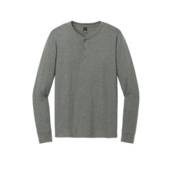 District Perfect Tri Long Sleeve Henley DT145