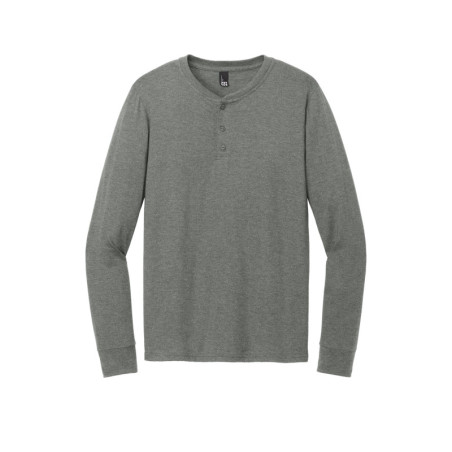 District Perfect Tri Long Sleeve Henley DT145