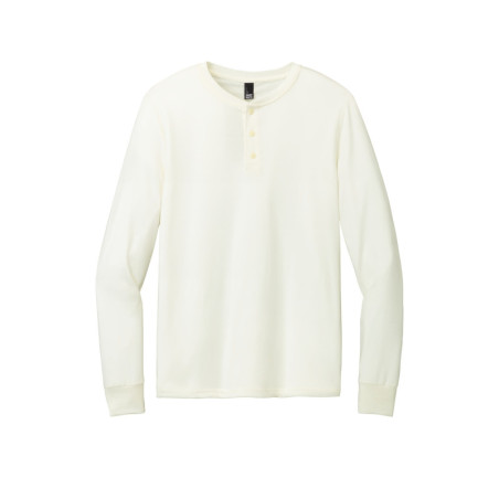 District Perfect Tri Long Sleeve Henley DT145