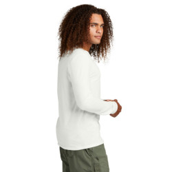 District Perfect Tri Long Sleeve Henley DT145