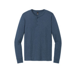 District Perfect Tri Long Sleeve Henley DT145