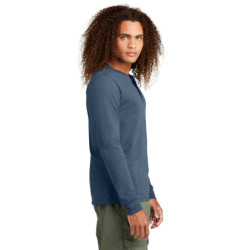 District Perfect Tri Long Sleeve Henley DT145
