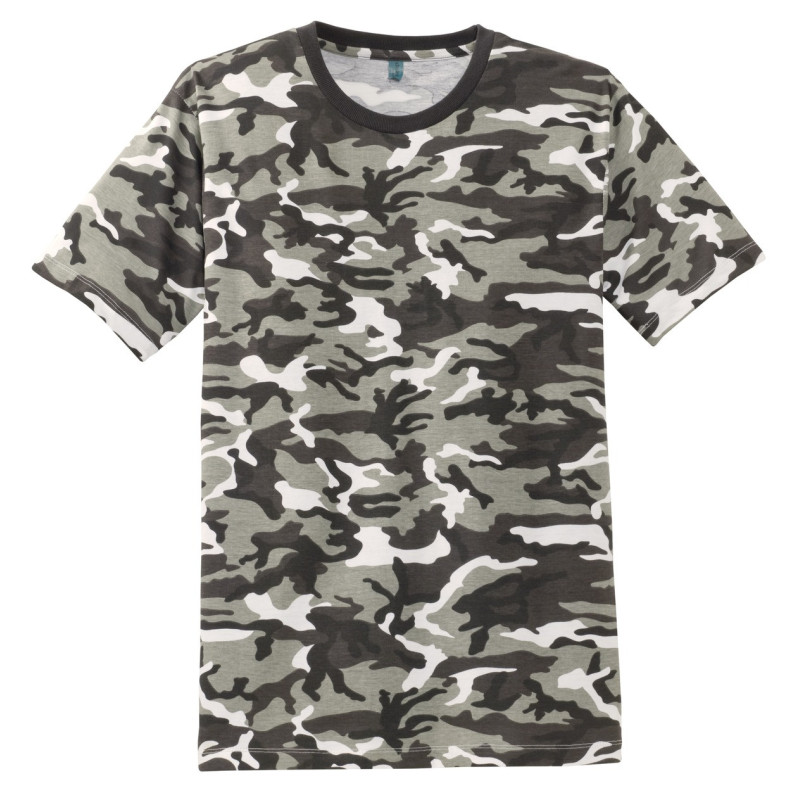 DISCONTINUED District Made Mens Camo Perfect Weight Crew Tee. DT104C