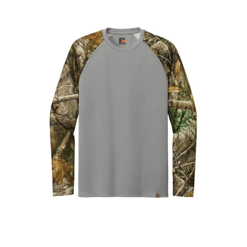 Russell Outdoors Realtree Colorblock Performance Long Sleeve Tee RU151LS