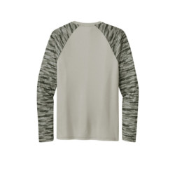 Sport-Tek Drift Camo Colorblock Long Sleeve Tee ST376LS