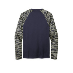 Sport-Tek Drift Camo Colorblock Long Sleeve Tee ST376LS