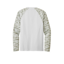 Sport-Tek Drift Camo Colorblock Long Sleeve Tee ST376LS