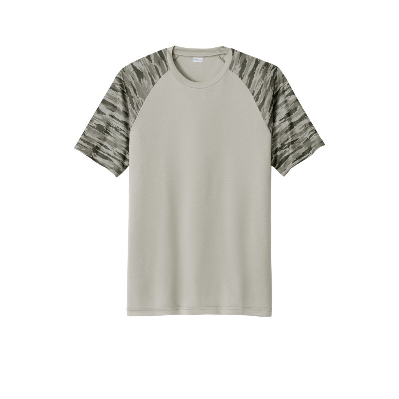 Sport-Tek Drift Camo Colorblock Tee ST376