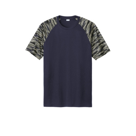 Sport-Tek Drift Camo Colorblock Tee ST376