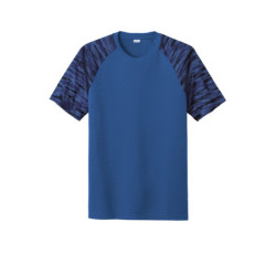 Sport-Tek Drift Camo Colorblock Tee ST376