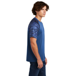 Sport-Tek Drift Camo Colorblock Tee ST376