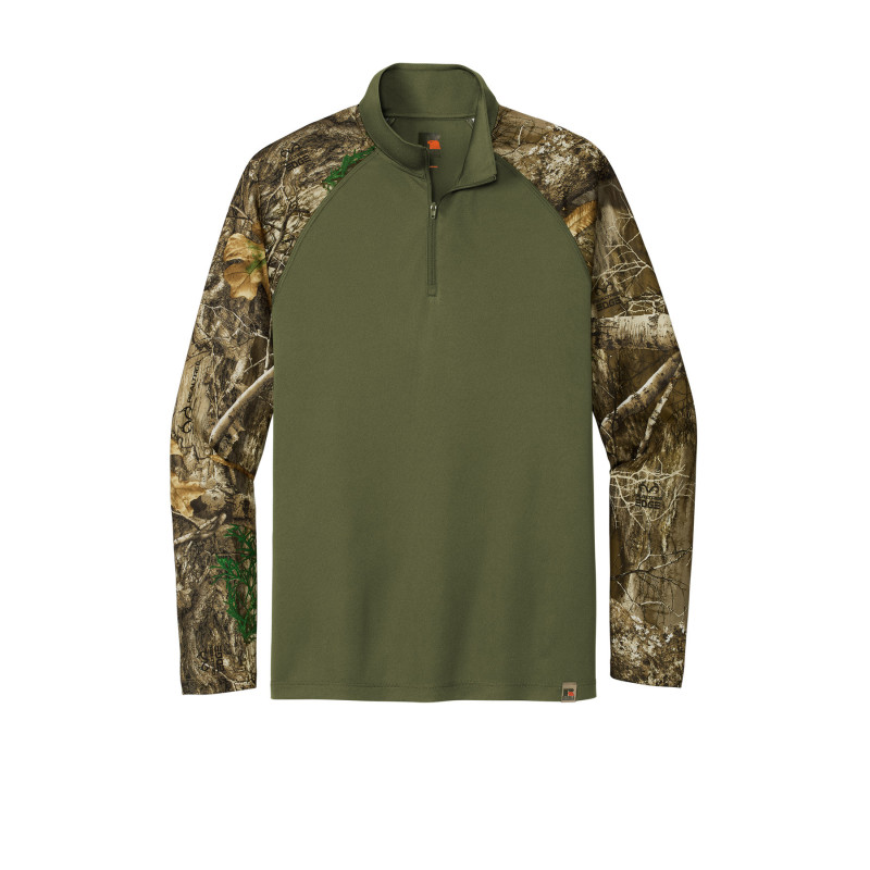 Russell Outdoors Realtree Colorblock Performance 1/4-Zip RU152