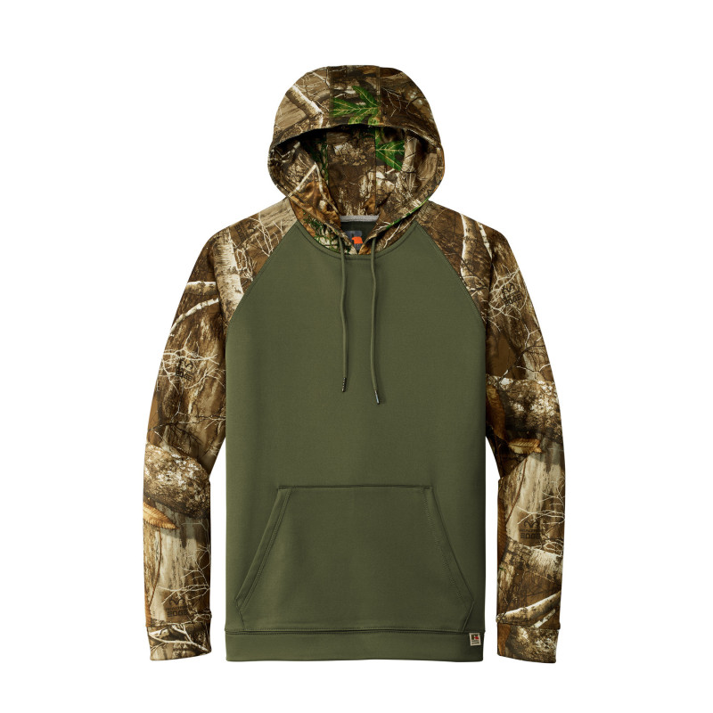 Russell Outdoors Realtree Performance Colorblock Pullover Hoodie RU451