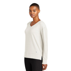 OGIO Ladies Luuma Flex Long Sleeve V-Neck LOG825