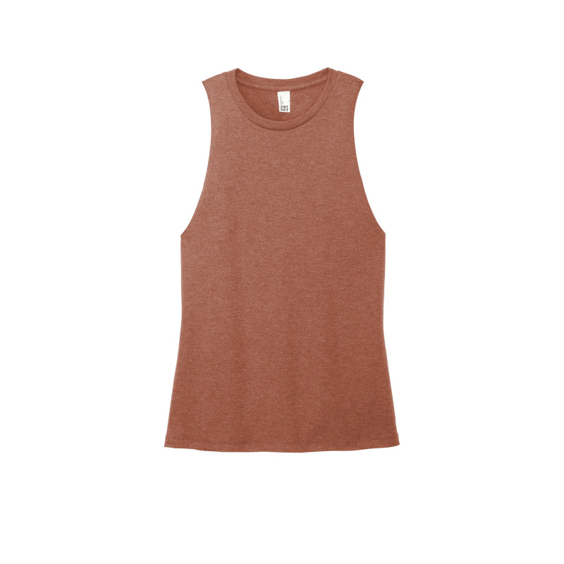 District Women's Perfect Tri Muscle Tank DT153
