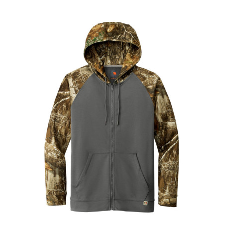 Russell Outdoors Realtree Performance Colorblock Full-Zip Hoodie RU452