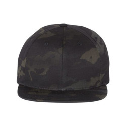 Flat Bill Snapback Cap