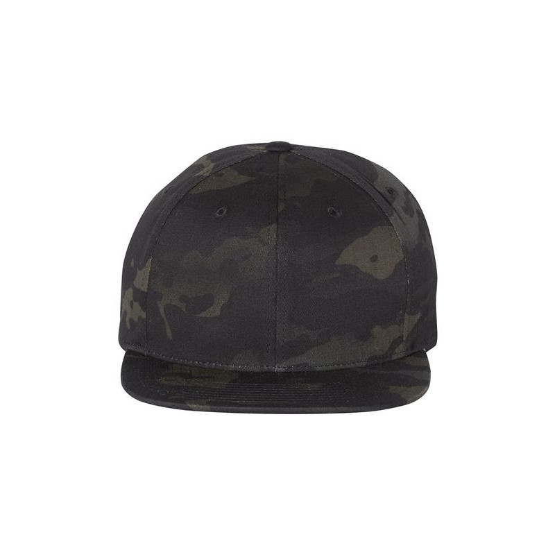 Flat Bill Snapback Cap