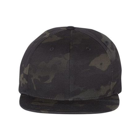 Flat Bill Snapback Cap