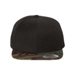 Flat Bill Snapback Cap