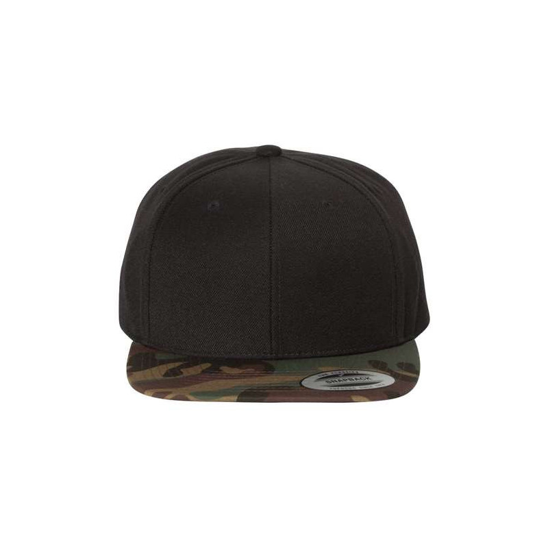 Flat Bill Snapback Cap