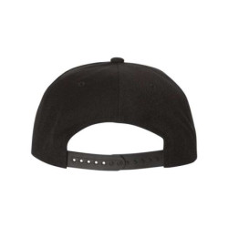 Flat Bill Snapback Cap