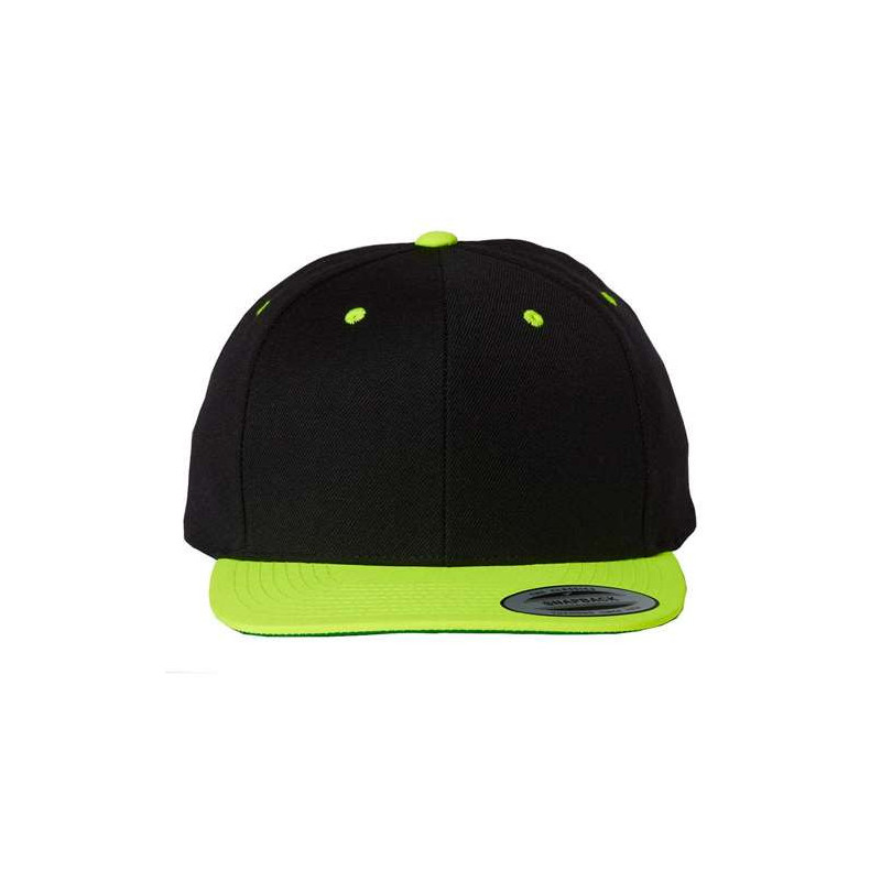 Flat Bill Snapback Cap