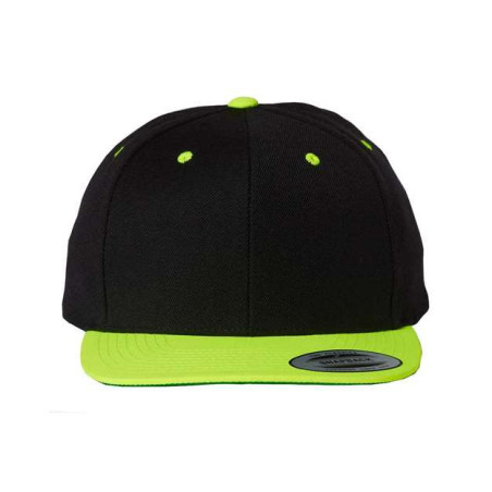 Flat Bill Snapback Cap