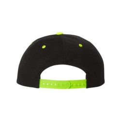 Flat Bill Snapback Cap