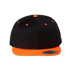 Flat Bill Snapback Cap