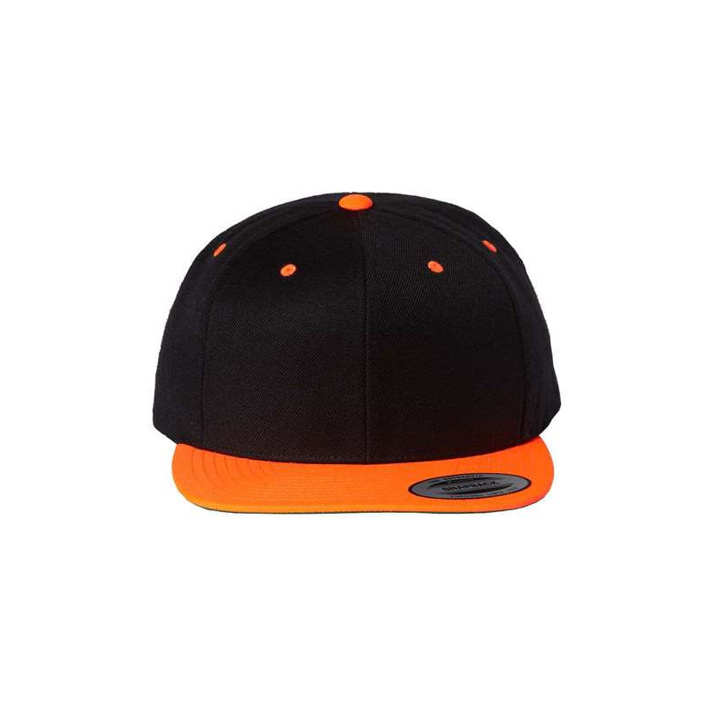 Flat Bill Snapback Cap