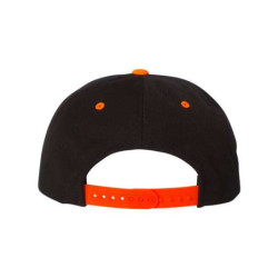 Flat Bill Snapback Cap