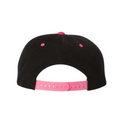 Flat Bill Snapback Cap