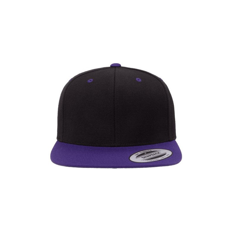 Flat Bill Snapback Cap