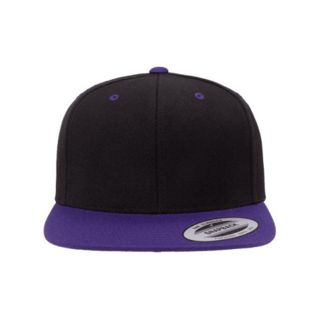 Flat Bill Snapback Cap