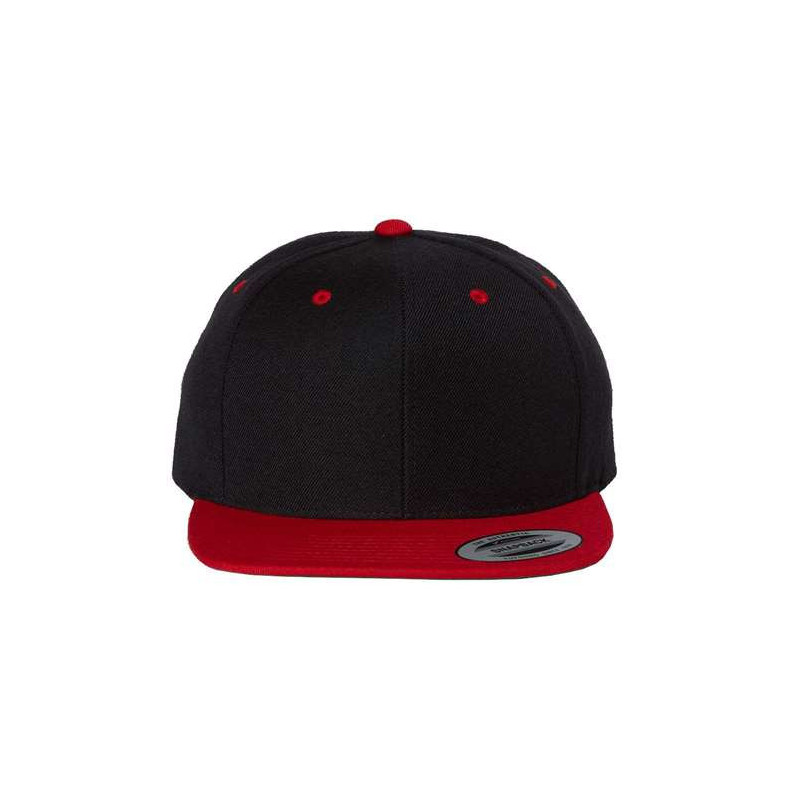 Flat Bill Snapback Cap