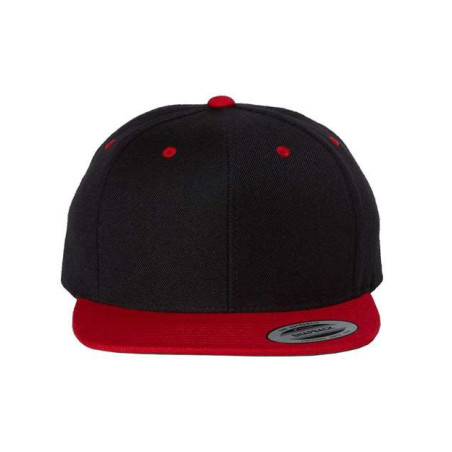 Flat Bill Snapback Cap