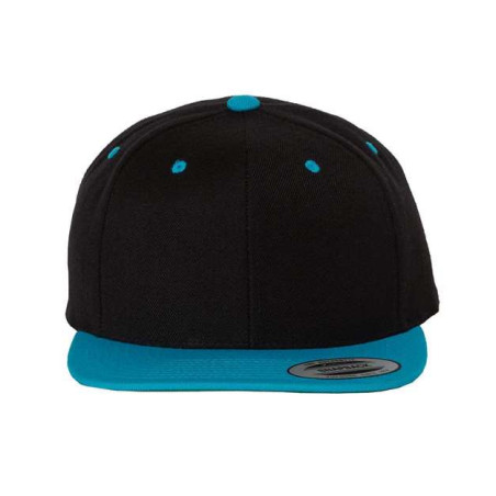 Flat Bill Snapback Cap