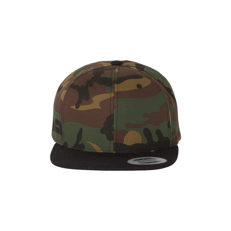 Flat Bill Snapback Cap