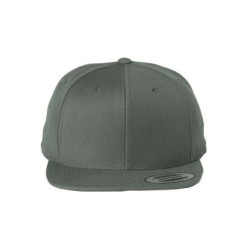 Flat Bill Snapback Cap