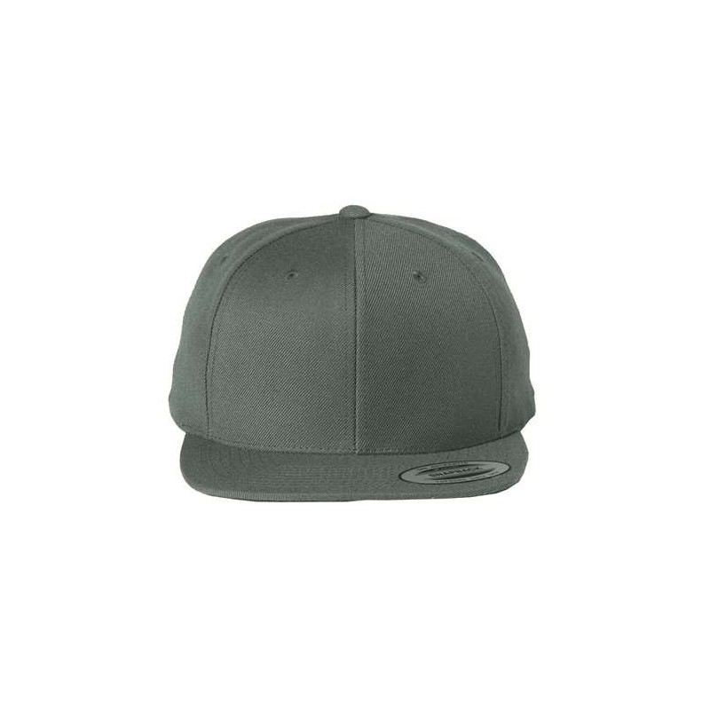 Flat Bill Snapback Cap