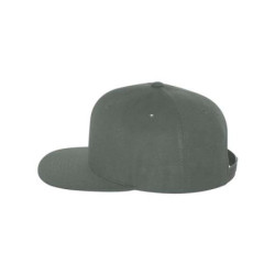Flat Bill Snapback Cap