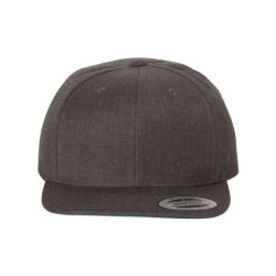Flat Bill Snapback Cap
