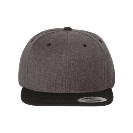 Flat Bill Snapback Cap