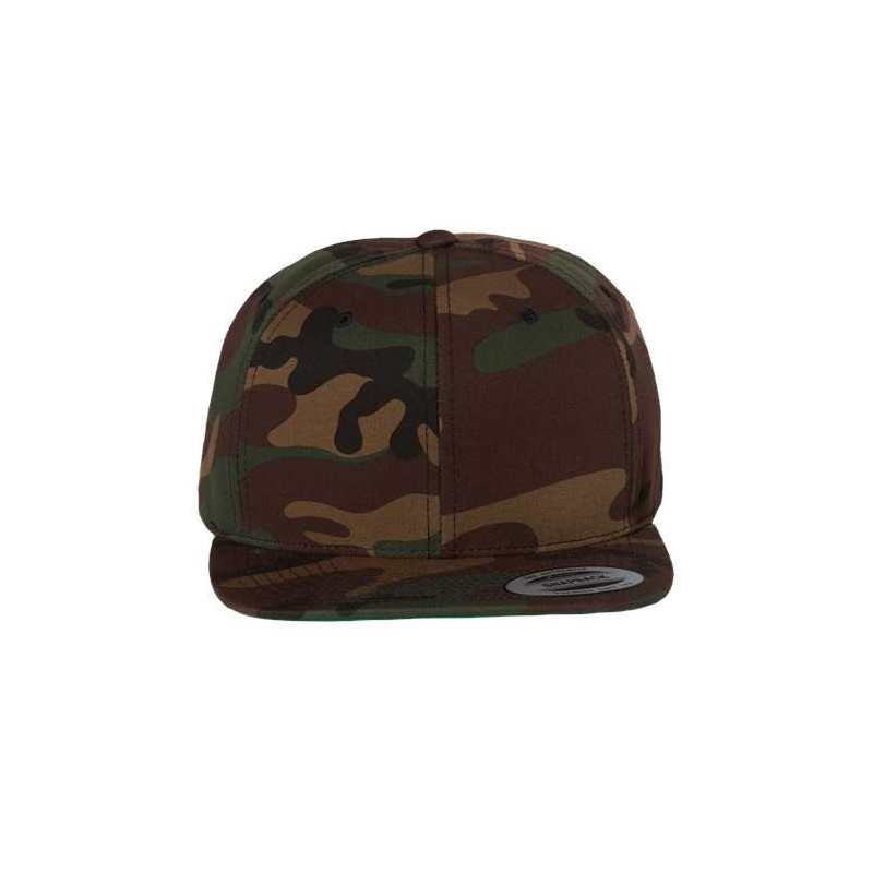Flat Bill Snapback Cap