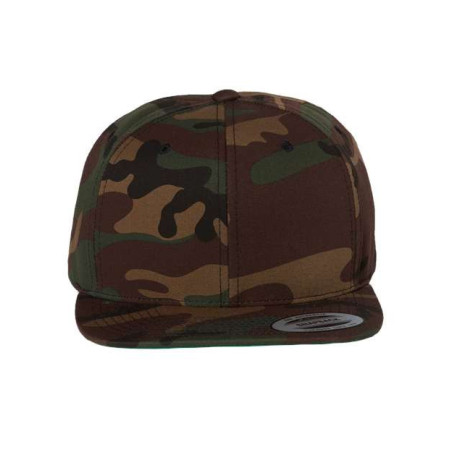 Flat Bill Snapback Cap