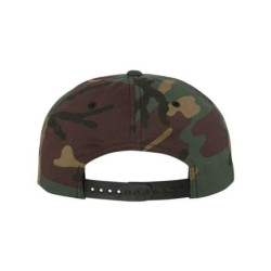 Flat Bill Snapback Cap