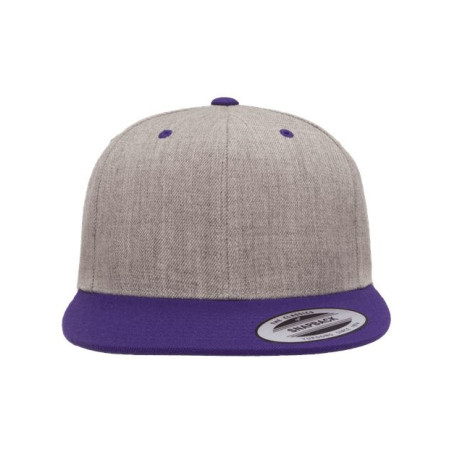 Flat Bill Snapback Cap